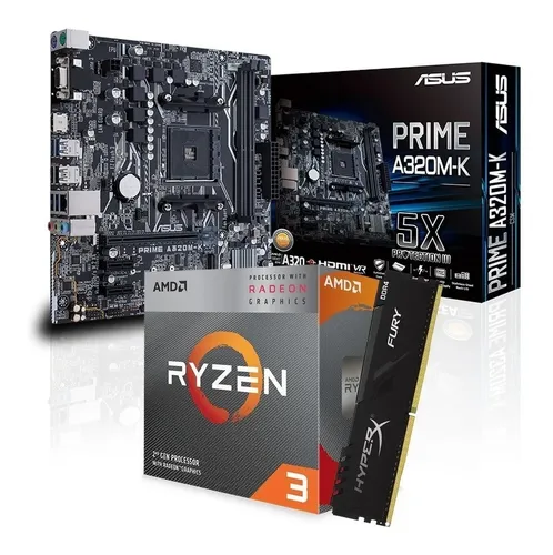 Ryzen 3 2200g mobo best sale combo