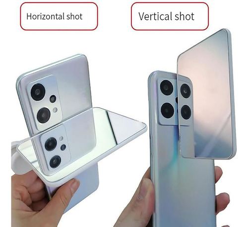 P 2024 2pcs Teléfono Cámara Espejo Reflexión Clip Kit Accesori