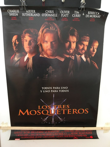 Afiche Cine - Los Tres Mosqueteros