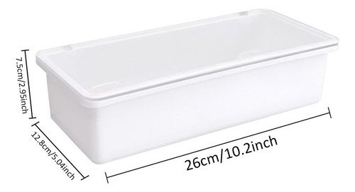 B Porta Utensilios Con Tapa Bandeja Organizadora Con