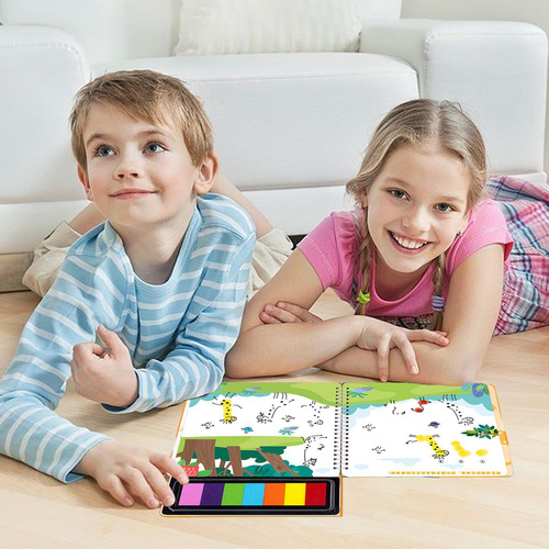 Libro Para Colorear Con Pintura De Dedos Libro De Actividade