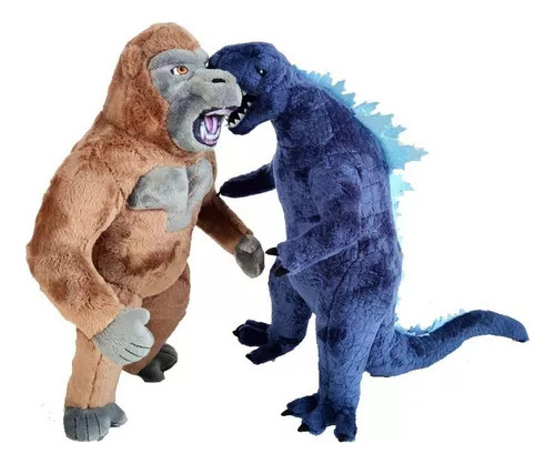 Muñeco De Peluche Godzilla Vs Kong, 2 Piezas, Regalo De Cump