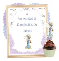 Comprar Kit Imprimible Sarah Kay Cumpleaños Decoración + Candybar