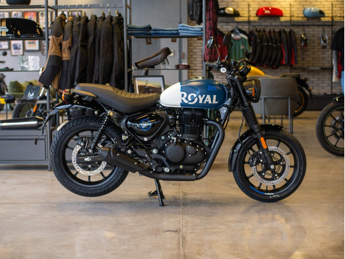Imagen 3 de 25 de Royal Enfield Hntr350 Rebel Blue Entrega Inmediata