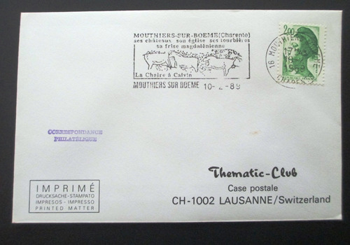 C6629  França - Envelope De 1989 Carimbo Pintura Rupestre, C