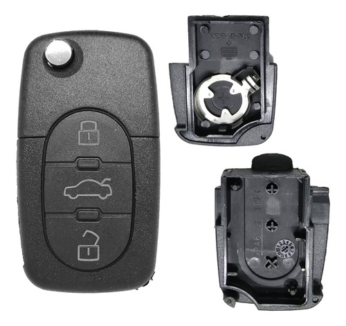 Carcasa Control Audi A3 A4 A6 3 Botones Para Batería 1616