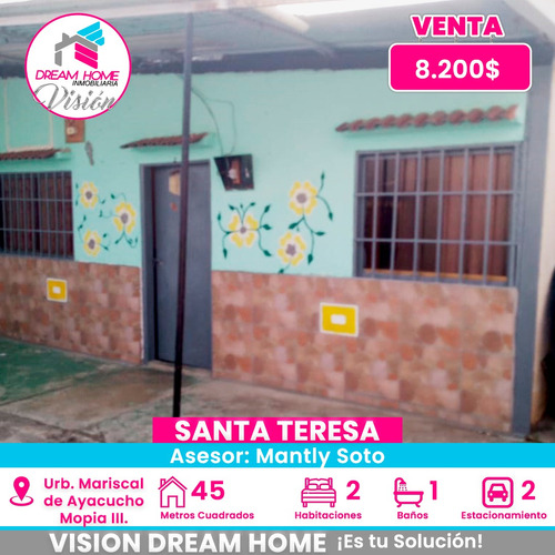 Venta De Casa  Urb. Mariscal De Ayacucho Mopia Iii. Santa Teresa Del Tuy