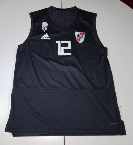 River Basket 2019 Negra Marca adidas #12, Talle L Detalles