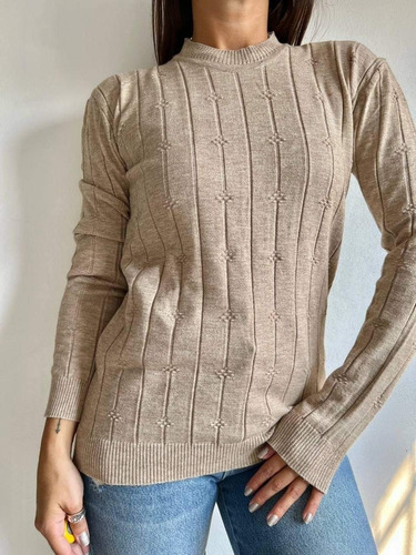 Sweater Tejido Canelón Bremer Florencia Mujer