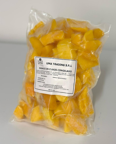 Mango En Cubos Congelado 1kg Bolsa Uma Trading
