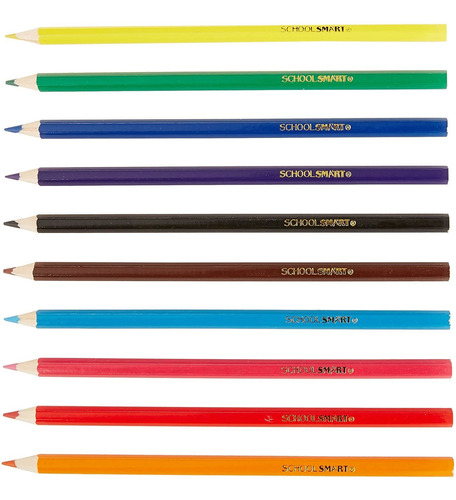 Lapices De Colores X250 Unidades 10 Colores