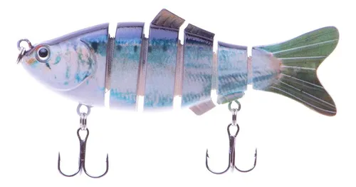 Real Fish - Cebo De Pesca Con Muelle, 3.9 In, Multiarticulad
