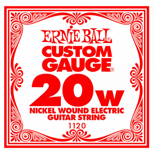 Cuerda Suelta Ernie Ball 020 Nickel Wound Guitarra Electrica