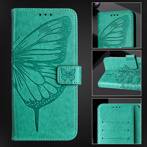 Funda Para Oppo A5 2020 4g/a5 Pro 5g/a5 5g/a5 Pro 4g Splash Proof, 3d Floral, Ranuras Para Tarjetas Con Forma De Mariposa