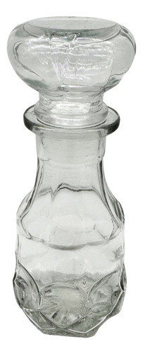 Set 12 Mini Licoreras Cristal Vidrio Redondeado Vino 200ml Color Transparente