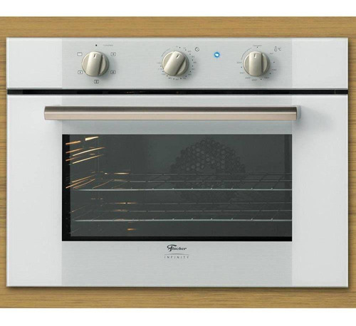 Forno Elétrico Embutir Fischer Infinity 50l Vidro Branco 220v