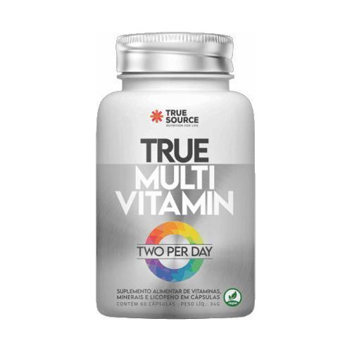 Multi Vitamin Two Per Day True Source 60 Cápsulas