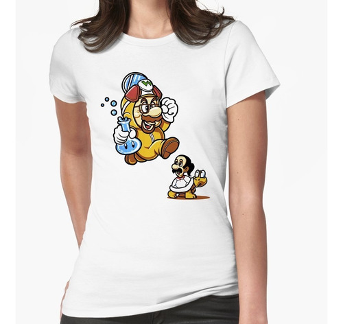 Blusas Alfa Para Mujer Manga Corta Blancas Diseño Mario