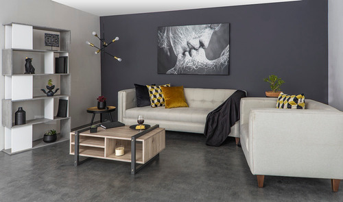 Sofa Drake Gris Claro Këssa Cdmx