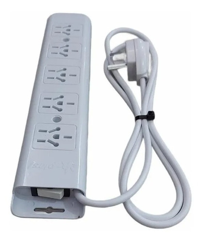 Imagen 2 de 5 de Zapatilla Prolongador Electrica 5 Tomas 3 M Cable Multinorma