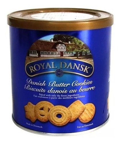 Lata De Galletas Danesas Royal Dansk De Mantequilla De 200g