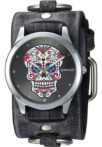 Nemesis Reloj De Calavera De Azúcar Para Mujer Frb925k Punk