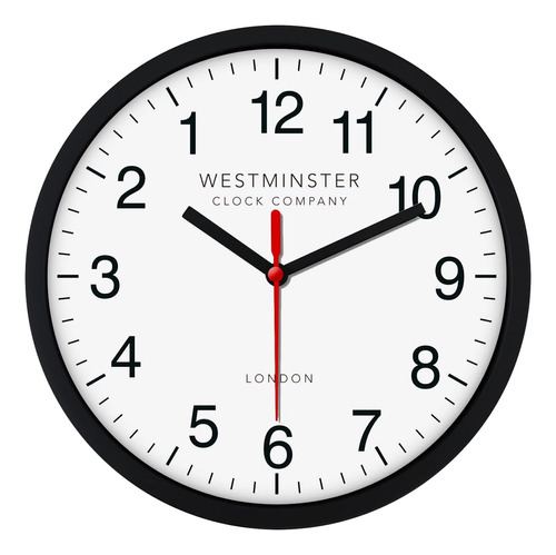 Westminster Backwards Clock Reloj De Pared De 8 Pulgada...