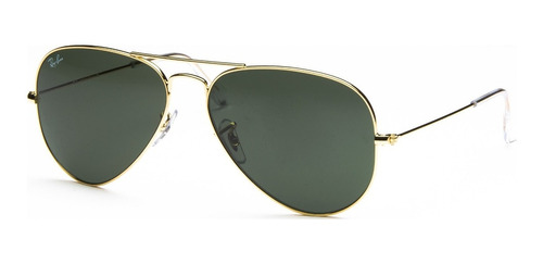 Lentes Ray Ban Aviador 100% Original Gold G-15 Rb3025 L0205