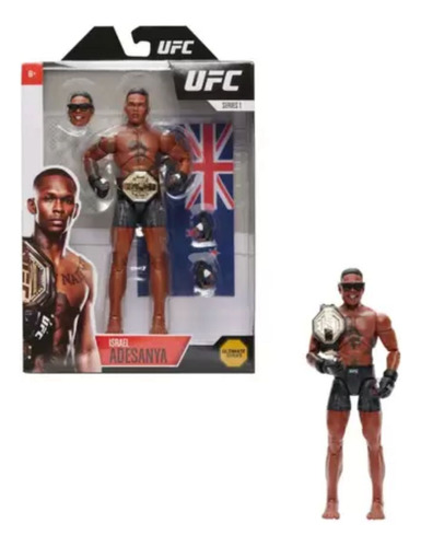 Boneco Articulado Ufc Israel Adesanya Ufc - Multikids