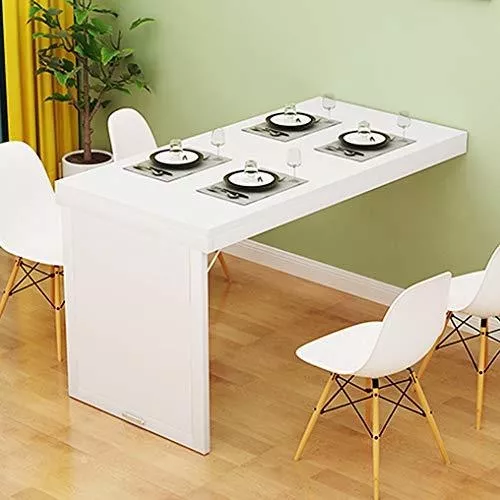 Horv Mesa De Comedor Plegable Mesa De Pared Plegable Montada