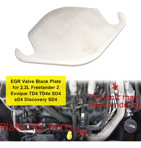 Jidihu Placa Ciega Egr For Freelander 2 Evoque Td4 Td4e De