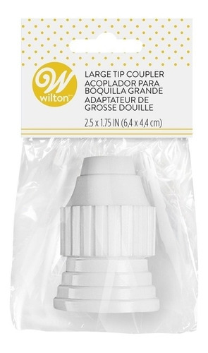 Acoplador Adactador De Boquillas  Grandes Wilton 6,4x4,4 Cm