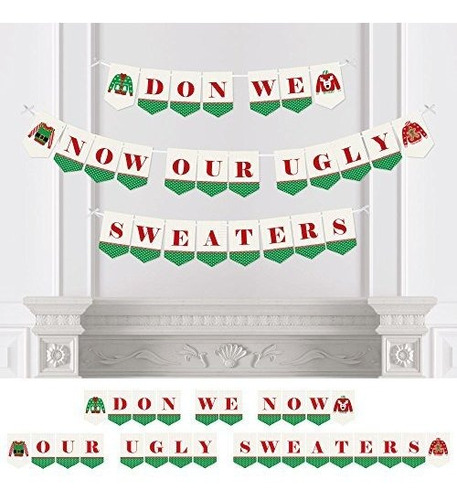 Gran Punto De Felicidad Ugly Sweater - Navidad Fiesta Biup9
