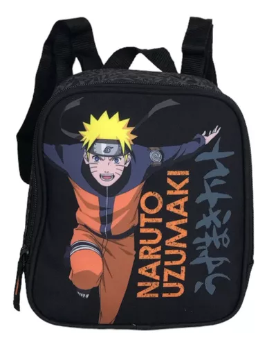 Mochila Naruto Símbolo Personagens Desenho Anime