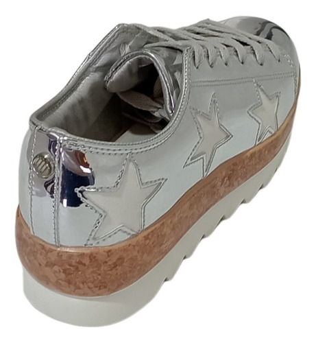 Tenis Dama K-swiss Pltaforma Gyn Silver 9f181086