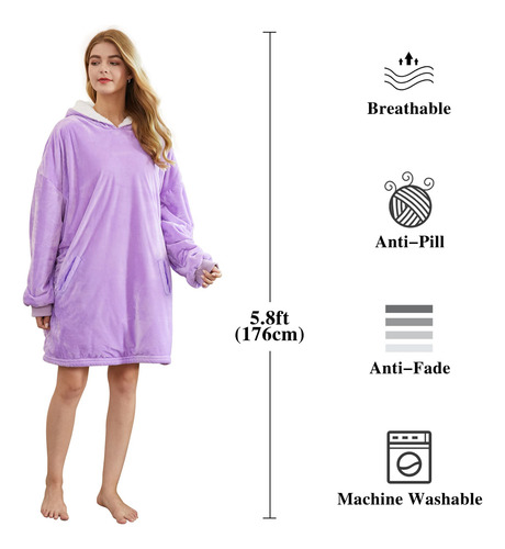 Sudadera Portátil Con Capucha Felicigeely De Gran Tamaño Par