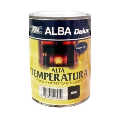 Sintetico Alta Temperatura Negro Brillante Alba 1/2 Lt