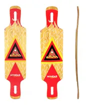 Comprar Shape Skate Longboard Recortado 42 Freeride Hondar Com Lixa