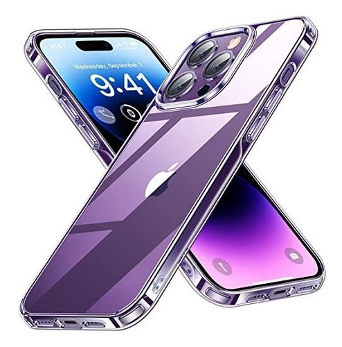 Funda Para iPhone 14 Pro 2022 Transparente Resistente De Tpu