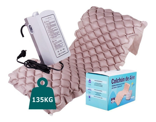 Imagen 2 de 6 de Colchon Antiescaras Con Motor Hasta 135kg + Kit Reparación