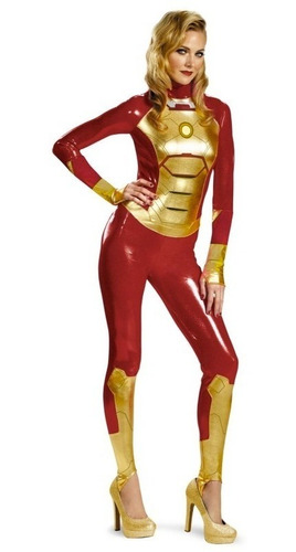 Mujer De Hierro Marvel Iron Men 3 Lycra Mediano