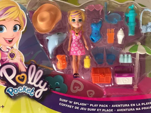 Polly Pocket Aventura En La Playa Surf N Splash Mattel 2018