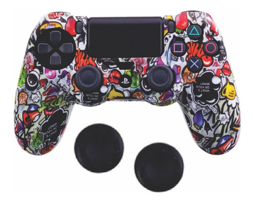 Funda Protectora De Silicon+ Regalo Sticks Para Control Ps4