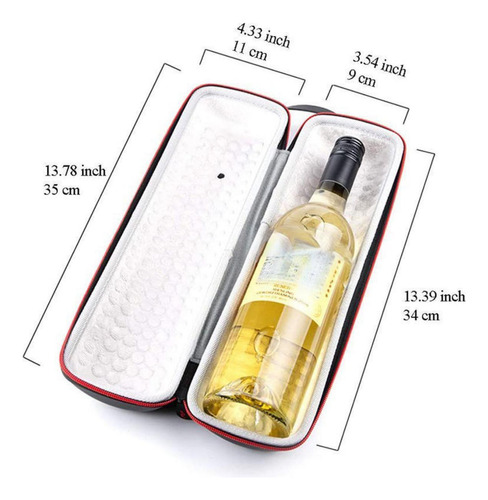 Bolsa De Almacenamiento Para Una Sola Botella De Vino,