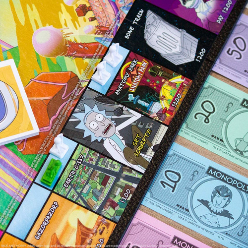 Juego De Mesa Monopoly Rick And Morty +8 Años