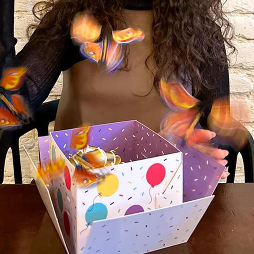 Cajas De Mariposas Voladoras Para Galletas Cajas De Regalos