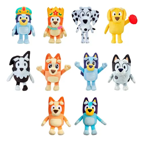 Bluey Peluche Chico Bingo 18cm X Unidad Varios Personajes