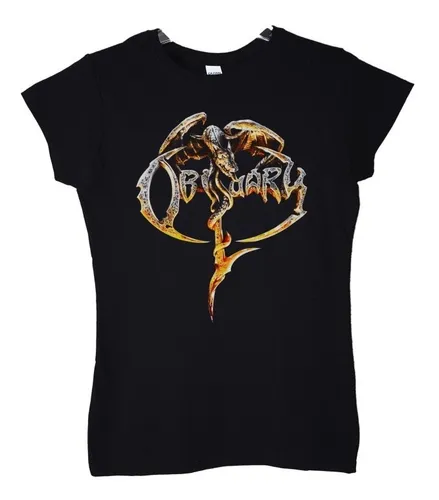 Polera Mujer Obituary Album Metal Abominatron