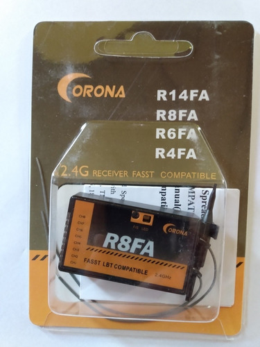 Receptor 8 Ch Corona - Futaba Fasst Compatible - R8fa 2,4g 