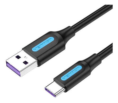 Cable Premium Usb 2.0 A Usb Tipo C 5a 1 M Vention